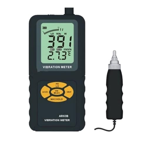 Vibromètre de précision AR63B pour mesurer la vitesse et le déplacement de 0,1 à 199,9 ms²