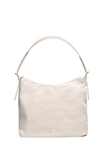 Manico: - U.S.POLO ASSN. - Borsa hobo in Nylon, grigio (35 X 10 X 37 cm)
