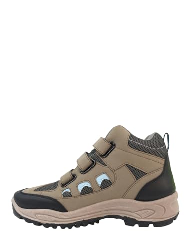 Chums Ladies Wide EE Fit Walking Demi Boot with Touch Fastening & Cushioned Ankle Support Natural 5 - Image 2