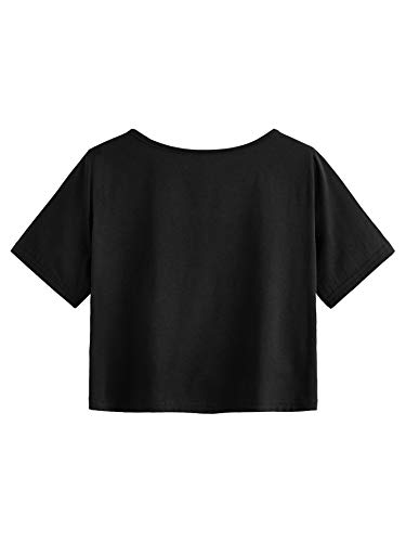 SweatyRocks-Womens-Casual-Short-Sleeve-Print-Crop-Top-T-Shirt-Summer-Tees SweatyRocks-Womens-Casual-Short-Sleeve-Print-Crop-Top-T-Shirt-Summer-Tees