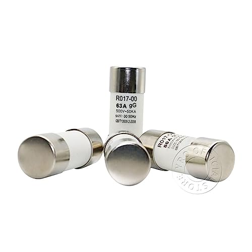 Fusible céramique 80A coupure rapide contre les courts-circuits AC 22x58mm 5pcs - 5