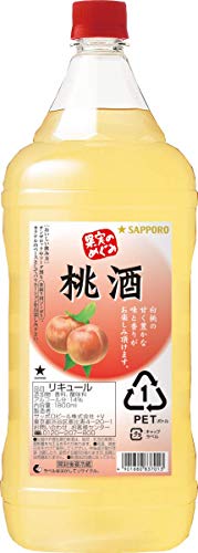 サッポロ 果実のめぐみ 桃酒 1800ml
