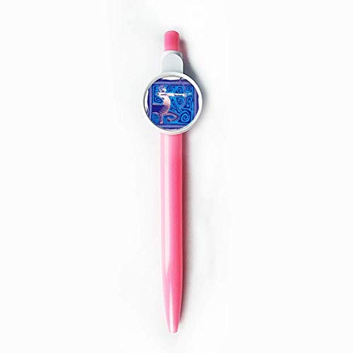 Stylo à bille rétractable bleu DIYthinker Sagittaire écriture