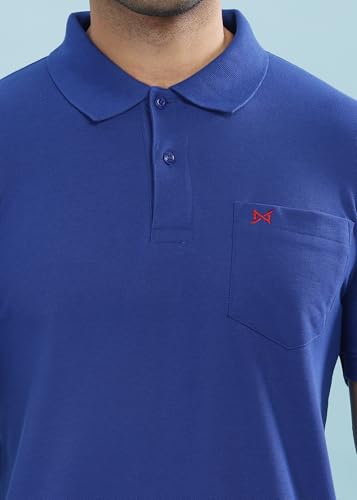 Image of Force NXT Polo Neck T-Shirt for Men Pack of 1 | Regular Fit T-Shirt for Men | Premium Super Combed Rich Cotton Polo Shirt | Men's Ultra Soft Half Sleeve T-Shirt