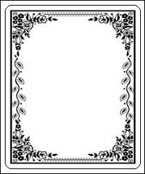 Preprinted Bookplates Elegant Border 150 Pack_AB_AB