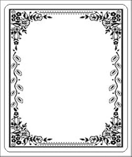 Preprinted Bookplates Elegant Border 150 Pack_AB_AB