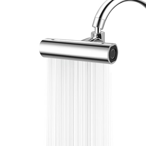 Köksblandare 4 lägen rostfritt stål förlängning | 360° multifunktionellt vridbart munstycke för diskbänk kök och badrum