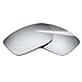 BlazerBuck Anti-salt Polarized Replacement Lenses for Oakley Drop Point OO9367 - Silver Chrome