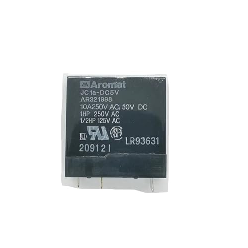 Relais JC1a-DC5V 10A 4 broches pour circuits imprimés et projets électroniques