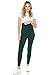 Leggings Depot Women's Maternity Leggings Over The Belly Pregnancy Casual Yoga Tights (Forest Green, Small)