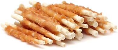 Frigera Snack Perro Palitos de Piel de Buey Enrollados con Pollo Deshidratado - 500 gr