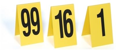 Sirchie 16-50 Plastic Photo Numbers Marker