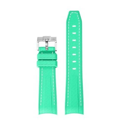 [X] VRXgbv For Swatch X Ή For Omega Ή For Moonswatch Ή XeXX`[obN 20mm 22mm Y fB[X \tg h pvoh(Aurora Green whi