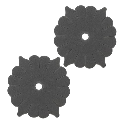 Mikikit 2pcs Fishing Reel Fly Fishing Holder Fishing Tying Vise Fly Vise Fly Tying Tool Drying Tools Trout Lures Fly Fishing Tippet Holder Fishing Leader Storage Foam Black