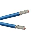 WITTKOWARE Elektroverteilung/Zählerschrank Verdrahtungsbrücke, 10mm², 25cm, beidseitig Aderendhülsen 18mm, blau