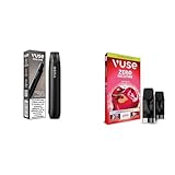 Vuse Pro One Cigarette Électronique, Kit Complet Vapoteuse Electronique Rechargeable avec Batterie 360 mAh, Double Mode de Vape, Compatible Recharges Vuse ePod/Pro Intense, 2 Capsules Fraise Ice