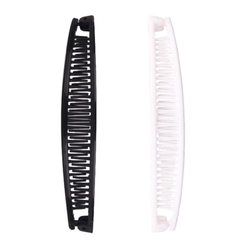 TINEASUR Color Aleatorio Forma de Plátano 10 Pelo de Resina Antideslizantes y Cómodas para y Mujeres en Bodas y Ocasiones