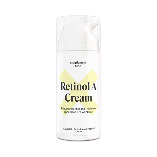 Supplement Spot Retinol Night Cream- Anti-Aging Retinol Moisturizer w/ Vitamin E, Coconut & Almond Oil- Repairs Fine Lines & Wrinklesâ€“ Retinol Cream for Face for Smoother, Firmer & Younger Looking Skin