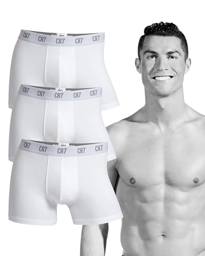 CR7 Boxershorts Herren Baumwolle 3er-Pack Cristiano Ronaldo Unterhosen