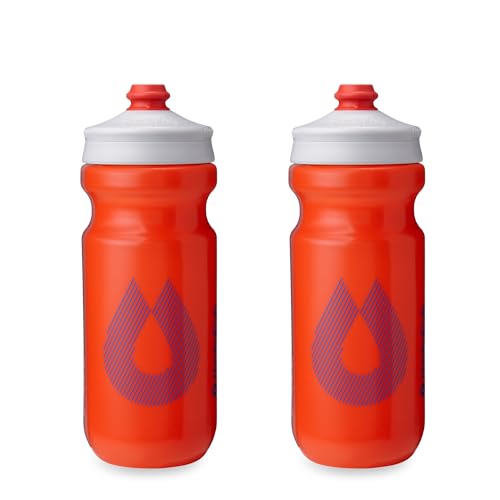 HydraPak | Polar Bottle - Breakaway Surge Lightweight Bike Water Bottle 2-Pack - High Flow, Cycling...