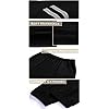 Womens Fall Winter Two Piece Outfit Sets Trendy Strips Black Casual Long Sportswear Set M