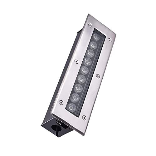 JKJZSALJ Foco Led Empotrable para Exteriores, Resistente Al Agua, RGB, para Jardín, Lámpara De Pie Rectangular para Caminos, Patios Y Paisajismo, 12 V, Blanco-24 V (6 W)