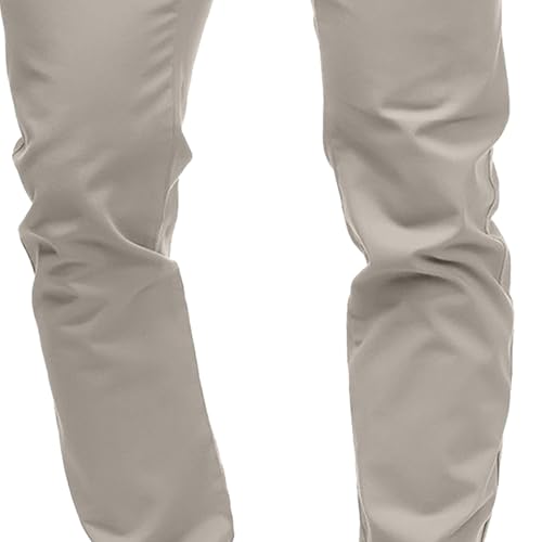 Maiyifu-GJ Men's Slim Fit Stretch Joggers Pants Elastic Waist Hiking Cargo Pants Tapered Sweatpants Casual Cotton Trousers3