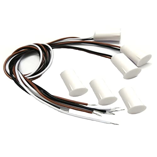 Interruptor magnético RC-33 NC/NO sensor de contacto para puertas y ventanas pack de 3 unidades