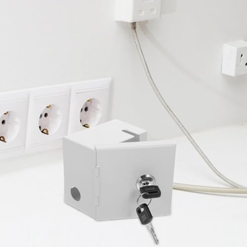 Boite cache cable verrouillable pour éliminer le désordre des multiprises - 4
