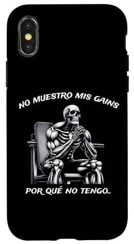 Calacas Chidas Gym | Mexican Sayings Funny Sarcasm Slang �X�}�z�P�[�X iPhone X/XS �p
