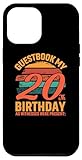 Photo Gallery custodia per iphone 13 pro max guestbook my 20th birthday libro degli ospiti firma Photo Gallery custodia per iphone 13 pro max guestbook my 20th birthday libro degli ospiti firma