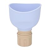 Asixxsix Leakproof Portable Urinal Funnel, Urination Device, Odorless Safe Reusable Pee Cup, Suitable for Both Children and Adults, Car Friendly, Portable Design for Camping, Travel (Blue)