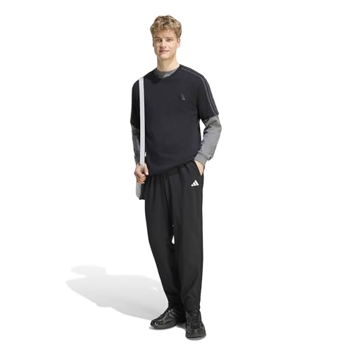 Pantalon bord côte fuselé tissé petit logo Essentials Stanford Lite - vue 10