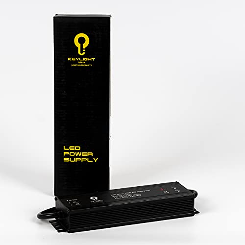 KEYLIGHT Transformador tiras LED IP67 impermeable 150 Watts Fuente de Alimentación 24V Cover