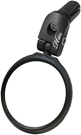 Hafny Bar End Bike Mirror, HD, Blast-Resistant, Glass Mirror, HF-MR090, HF-M951-FR03, HF-M952-FR03 (Silver Glass, 60mm)