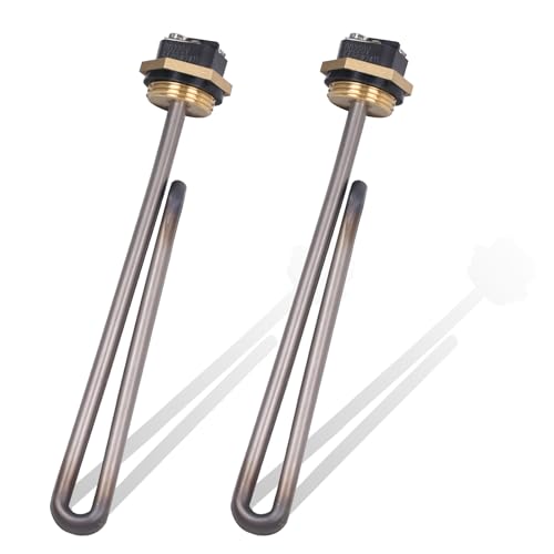 Image of Titanium HE 55220 Tankless Water Heater Heating Element, Screw in 5.5KW 220V Replacement Part. Compatible With Ecosmart ECO POU 6 ECO 8, ECO 11, and Eco smart Water Heater Heating Elements .(2Pcs)