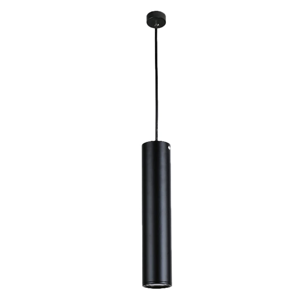 SXECAEPS Modern creative chandelier Nordic Hanging Lamps Led Light Ceiling Downlight Creative Long Tube Lights Aluminum Cylinder Lantern Lamp/6 * 30Cm/White