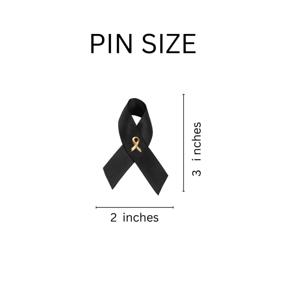 Image of 1 /2 /5 /10 /25 /50 /100pcs Satin Awareness Ribbon Pins (Pick your color), for Cancer & Disease Awareness, Bulk Quantities for Fundraising, Events, Gift Giving