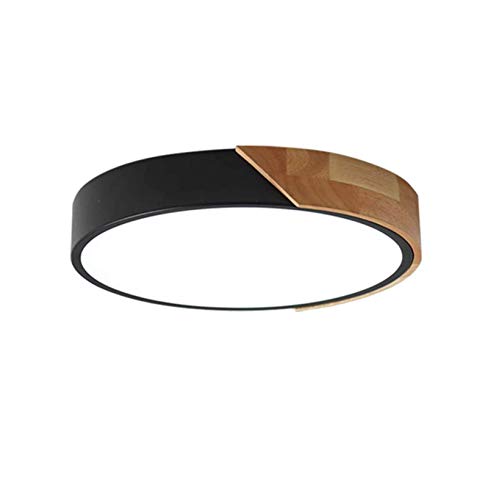 Plafonnier LED vert 16 pouces Trichromation Rond luminaire de plafond
