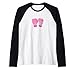 Guanti da boxe rosa Maglia con Maniche Raglan