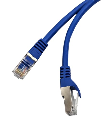 Cable Ethernet CAT 7 SFTP 25 ft. RJ45 Azul 5-Unidades miniatura 3