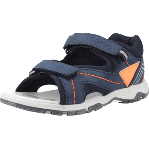 Chicco Caspar nu-pieds bleus en textile résistant pour les premiers pas d'été