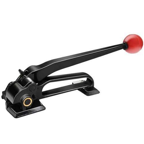 Heavy Duty Banding Strapping Tensioner Manual Packaging Tools Windlass for 1/2"-3/4" Width Metal Steel Strapping Coil