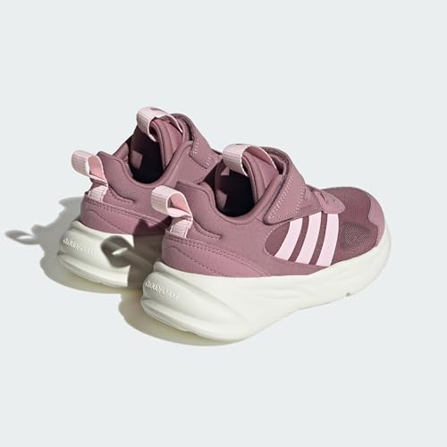 adidas Unisex Kinder Ozelle Running Lifestyle Elastic Lace with Top Strap Shoes, Wonder Orchid / Clear Pink / Off White, 38 EU