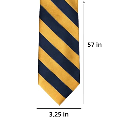 Image of tiemart Men's Striped Tie Standard Length