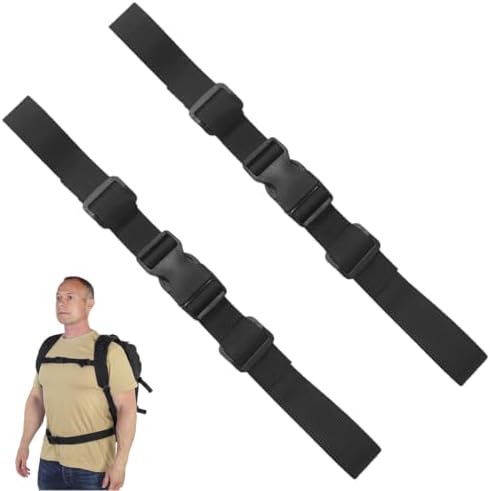 2 Pièces Sangle Poitrine Sac A Dos,Sangle De Poitrine Réglable Ro...