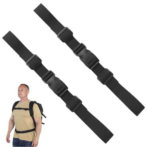 JYNXOR 2 Piezas Correa De Pecho Para Mochila,Correa Ajustable Para El Pecho,Ajuste Pectoral En Mochilas,Correa Antideslizante Duradera Para Senderismo