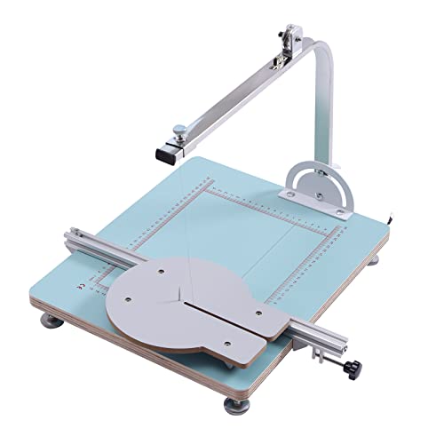 72w Foam Cutting Machine, 100-240V AC hot Wire Styrofoam Sponge Cutter Table Tool with L-Shape Conductive Support and LED Display, Multi-Layer Panel and Stainless Steel