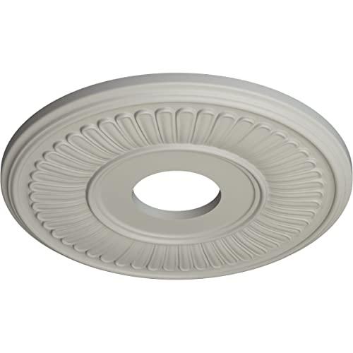 Image of 15 3 /4 inchOD x 3 7 /8 inchID x 3 /4 inchP Berkshire Ceiling Medallion (Fits Canopies up to 7 inch), Hand-Painted Pot of Cream