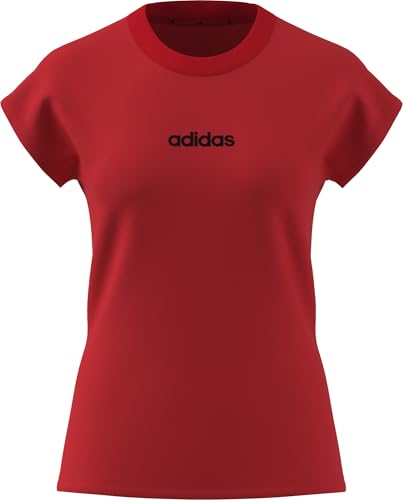 Adidas Essentials - Camiseta De Algodón Lineal Para Mujer Paquete De 1 Adidas Essentials - Camiseta De Algodón Lineal Para Mujer Paquete De 1